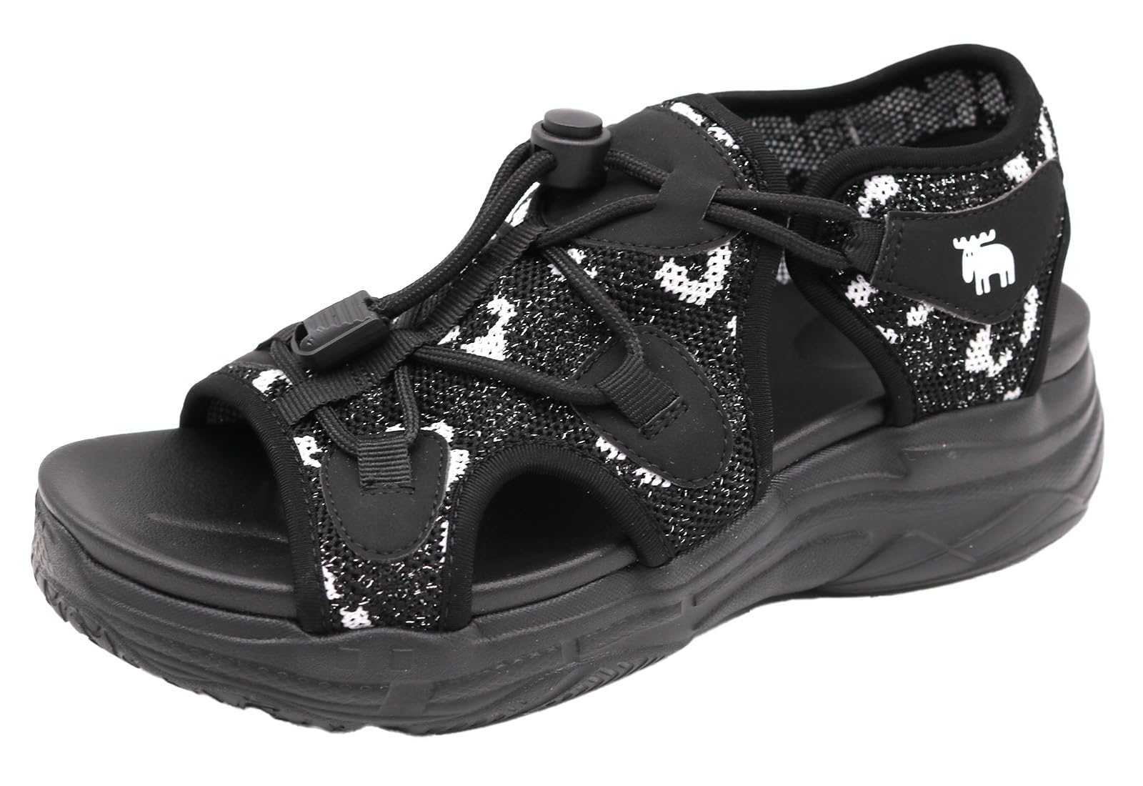 Amazon | [モズ] スポーツサンダル 厚底 レディース ニット素材